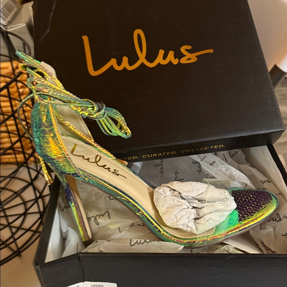 Lulu's Vibrant Multicolor Women's Heels